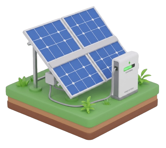 Solar Panels and Battery