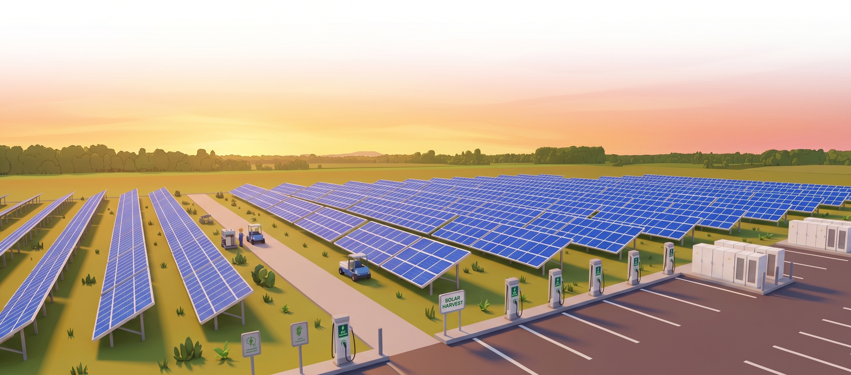 Solar Farm Setup